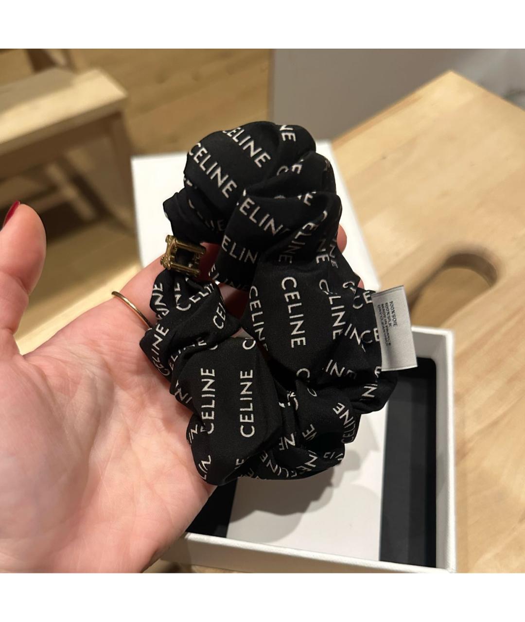 CELINE Черная резинка, фото 5