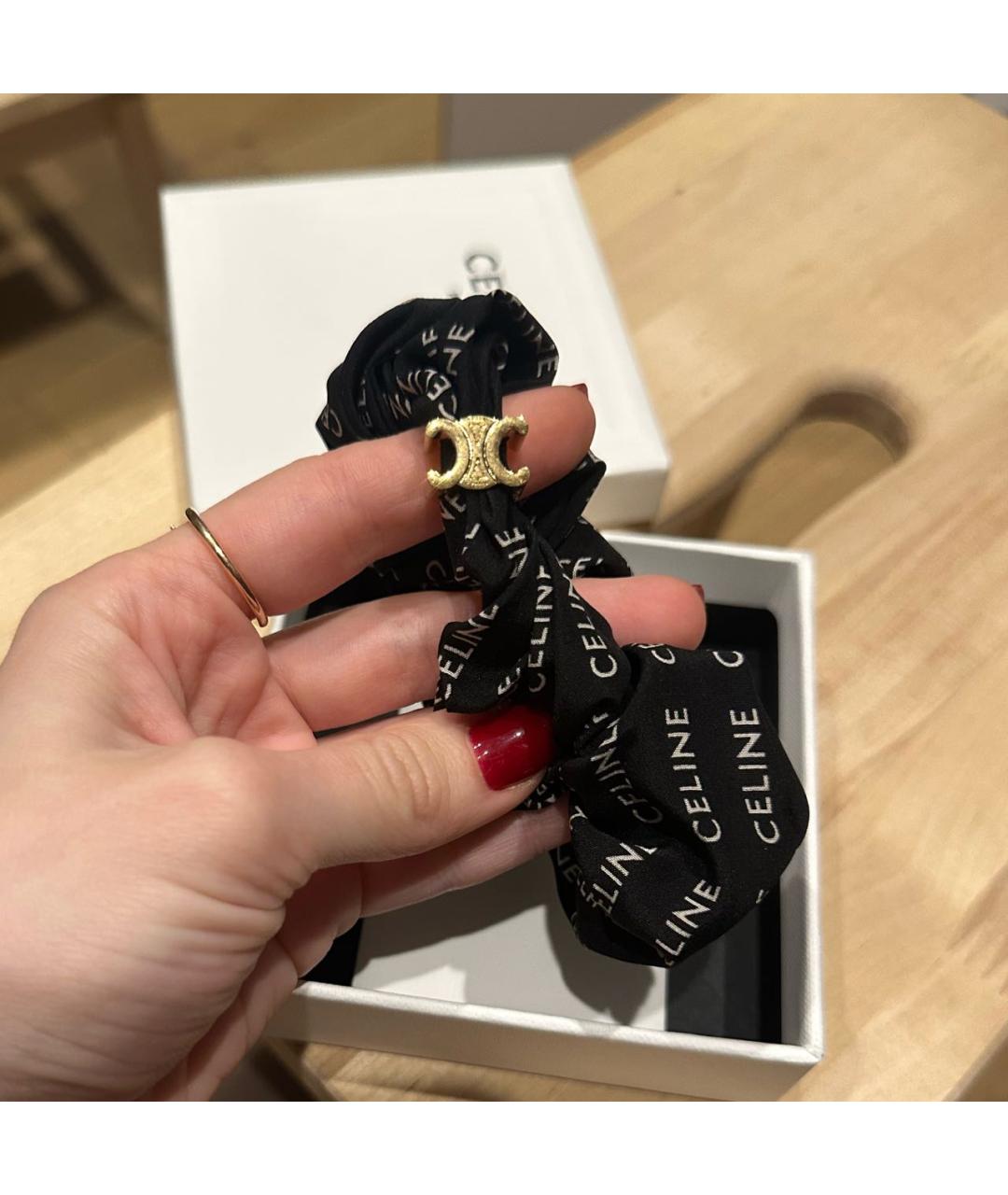 CELINE Черная резинка, фото 4