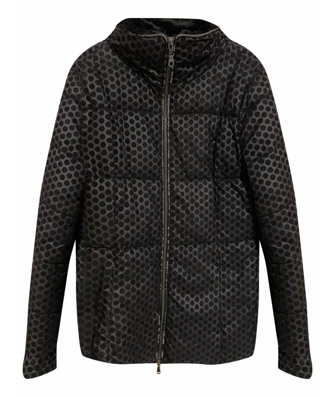 ARMANI JEANS Черная полиэстеровая куртка, фото 1