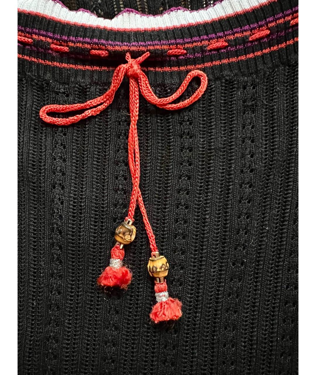 GUCCI Черная вискозная футболка, фото 4