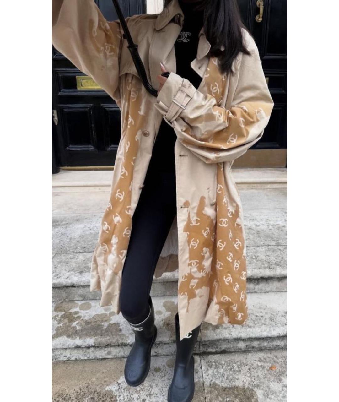CHANEL Бежевый тренч/плащ, фото 2