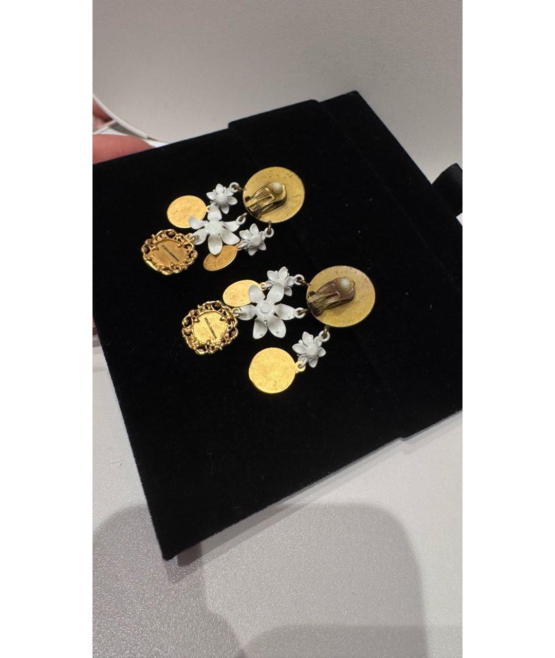 DOLCE&GABBANA Золотые серьги, фото 3