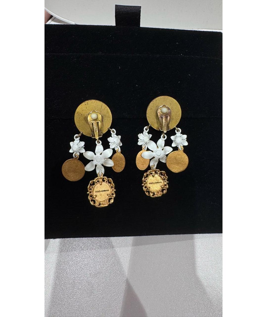 DOLCE&GABBANA Золотые серьги, фото 2