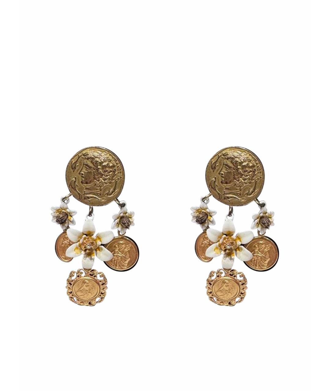DOLCE&GABBANA Золотые серьги, фото 1