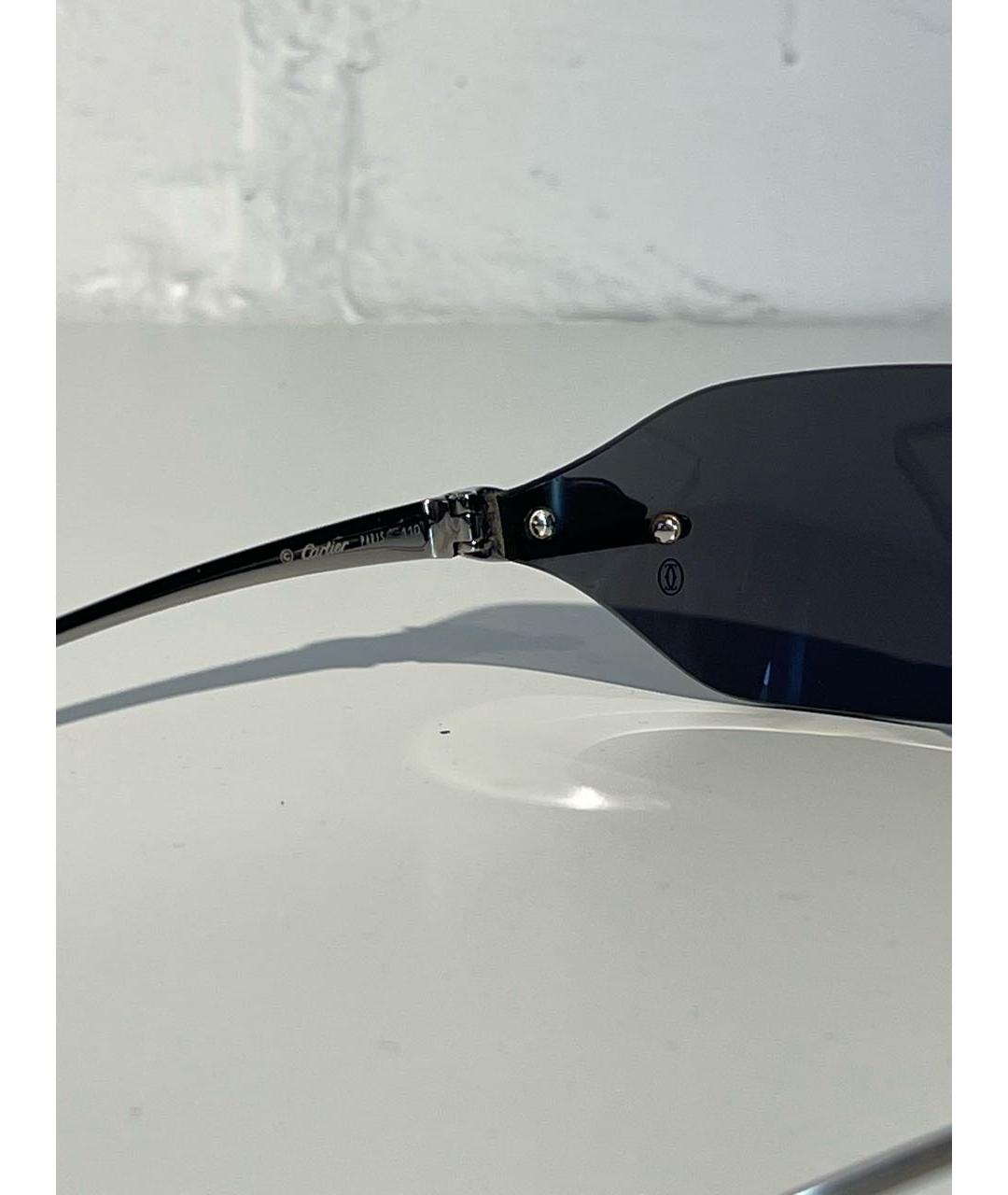 CARTIER Серебряные металлические солнцезащитные очки, фото 7