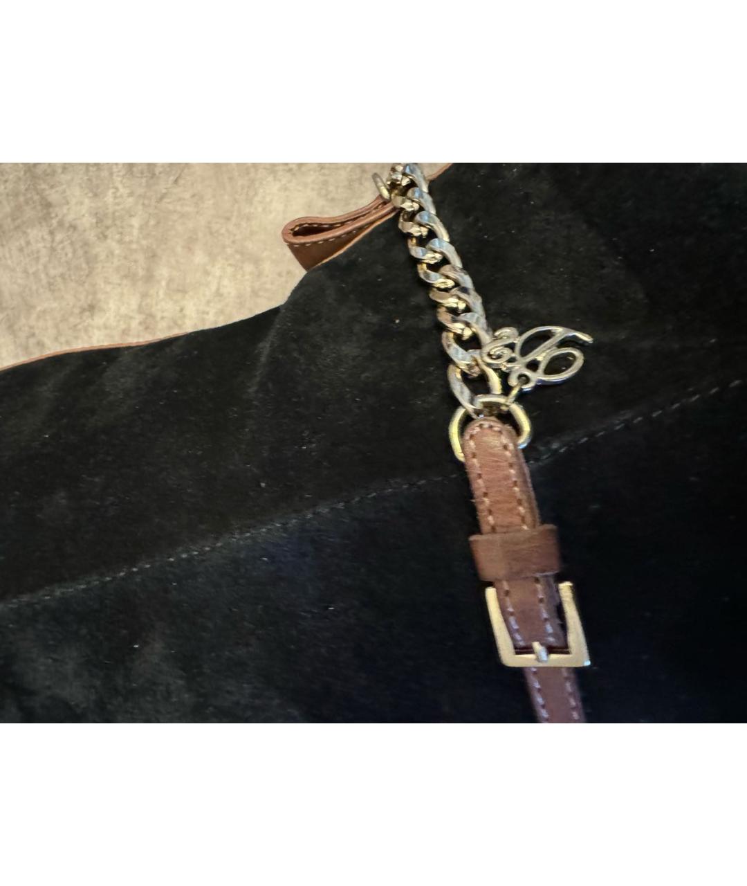 DSQUARED2 Черные замшевые сапоги, фото 8