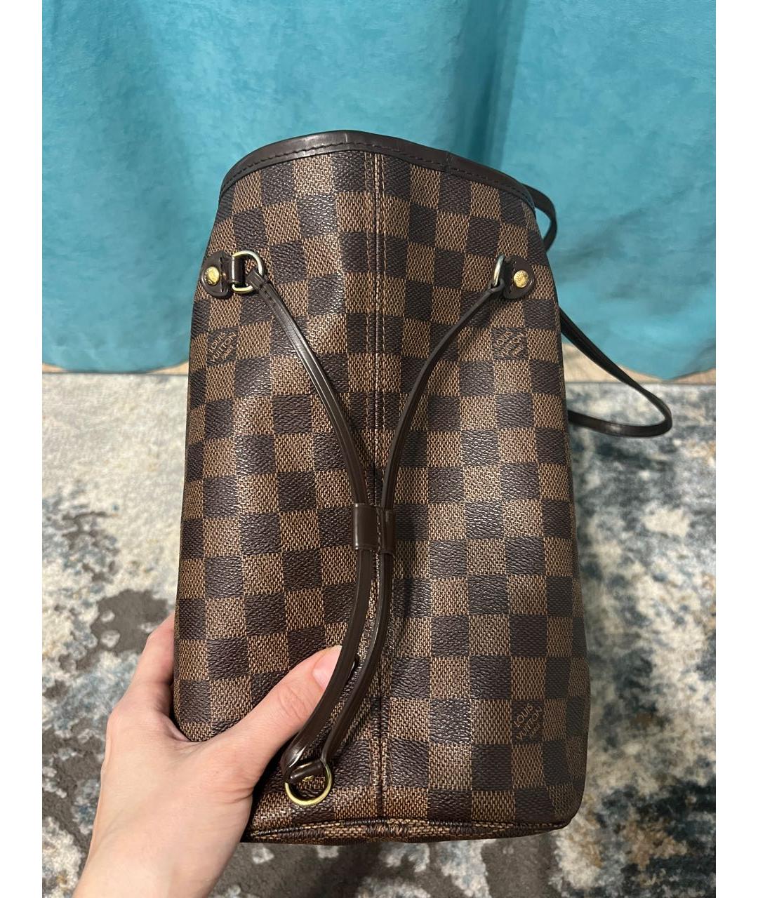 LOUIS VUITTON Коричневая сумка тоут, фото 4