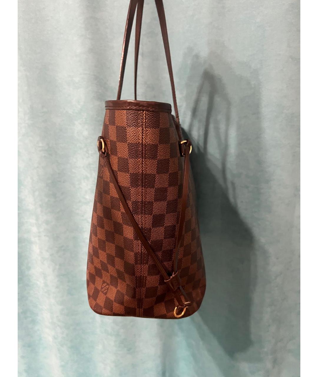 LOUIS VUITTON Коричневая сумка тоут, фото 6