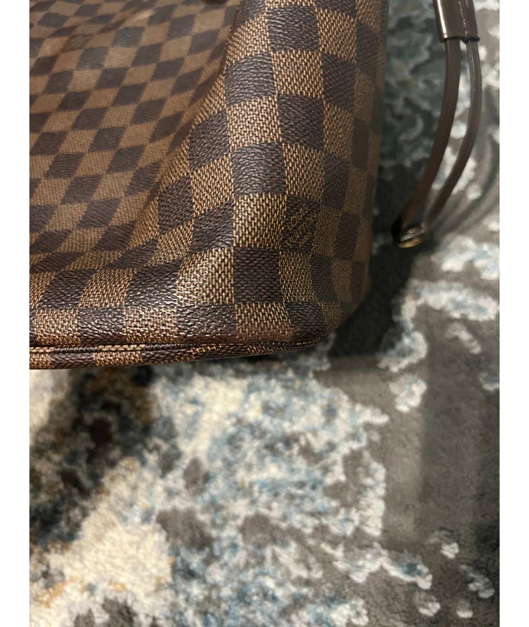 LOUIS VUITTON Коричневая сумка тоут, фото 7