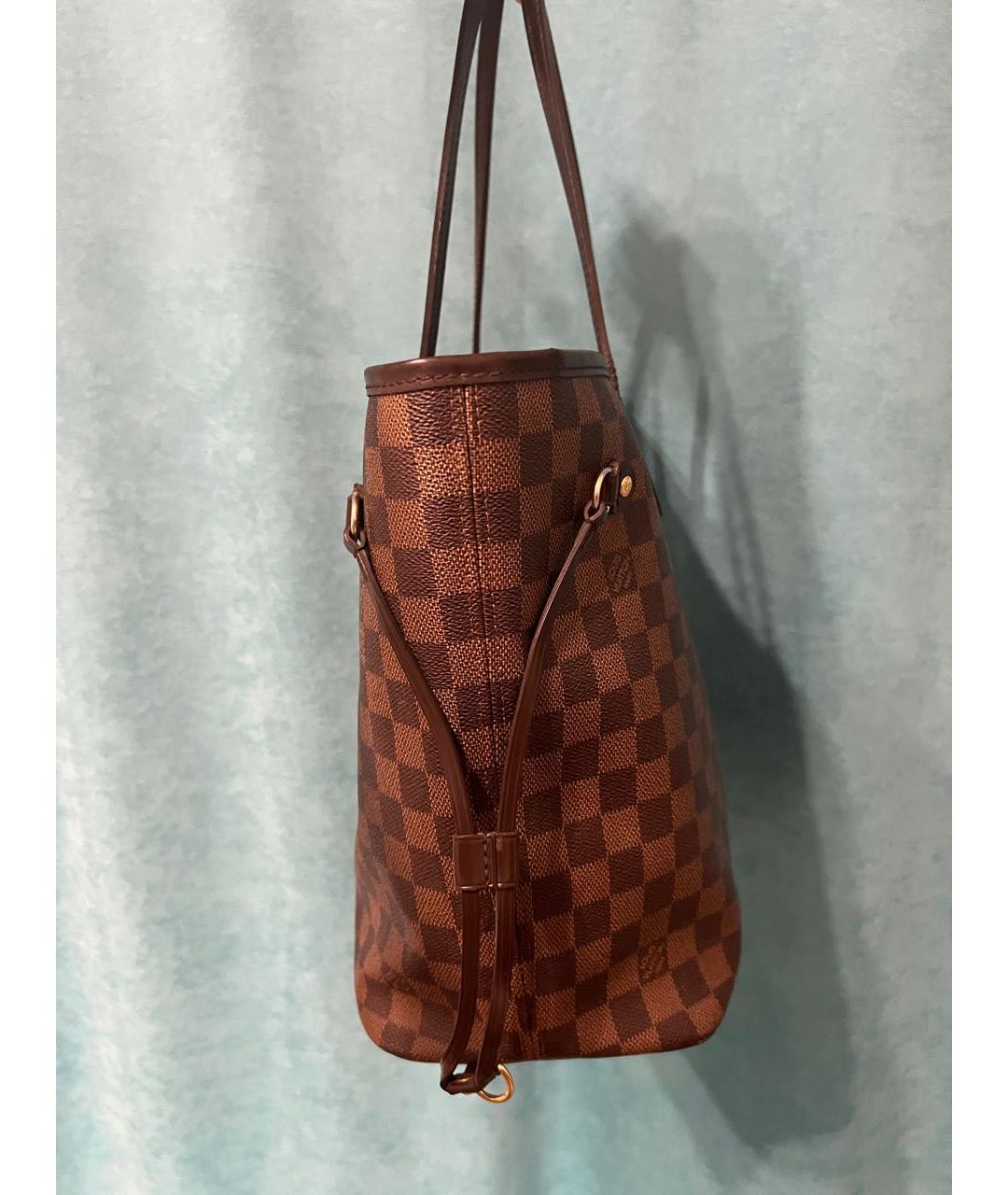 LOUIS VUITTON Коричневая сумка тоут, фото 5