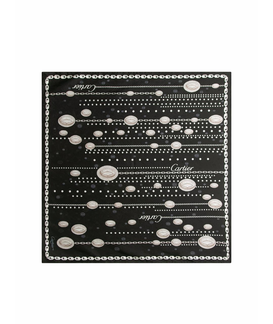 CARTIER Мульти шелковый платок, фото 1