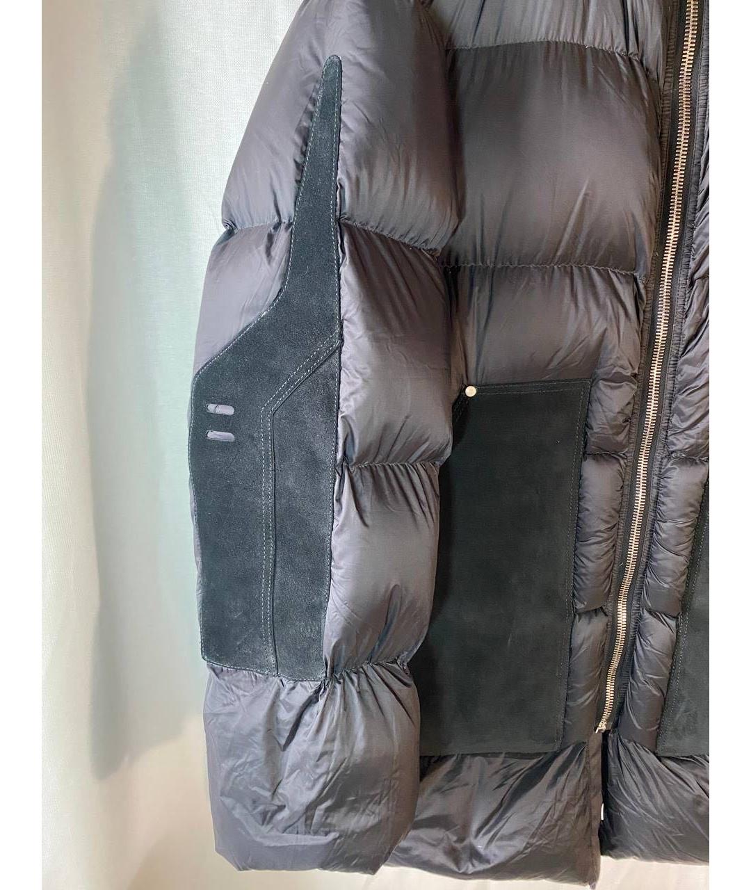 RICK OWENS Черный полиамидовый пуховик, фото 4