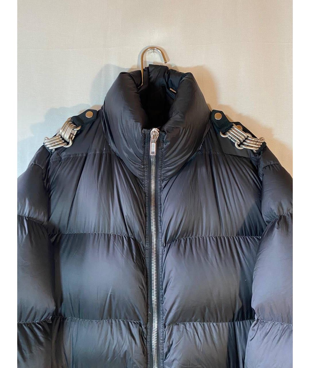 RICK OWENS Черный полиамидовый пуховик, фото 3