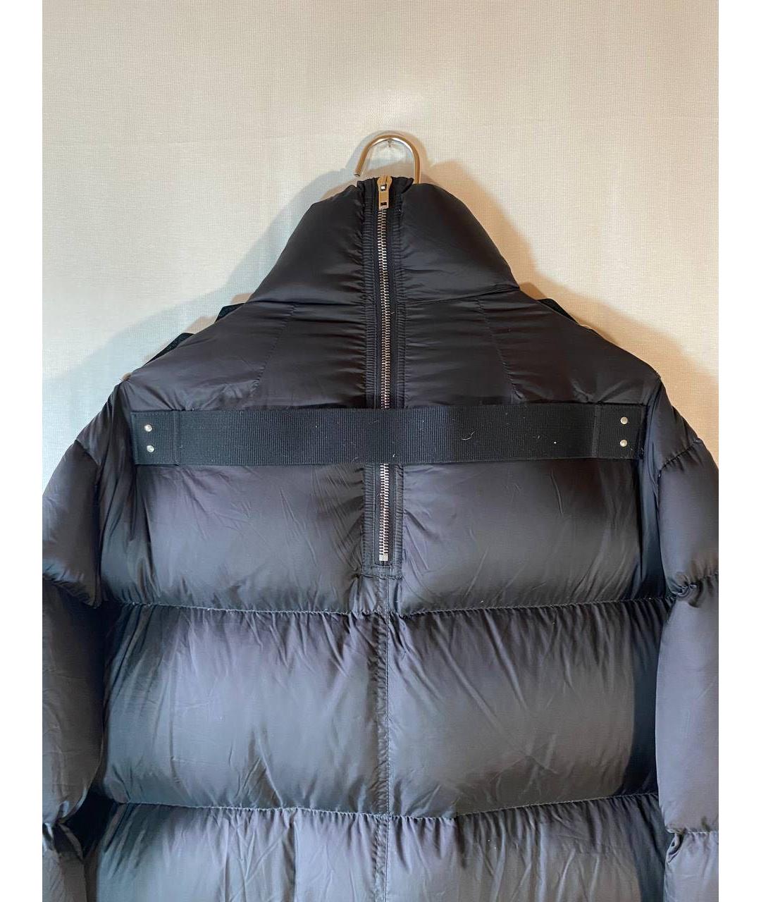 RICK OWENS Черный полиамидовый пуховик, фото 5