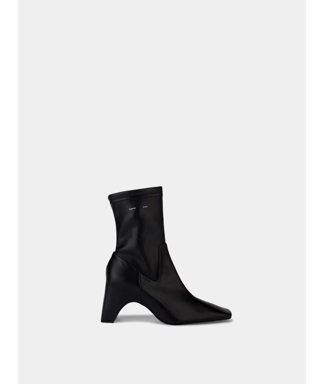 COPERNI Черные кожаные ботильоны, фото 5