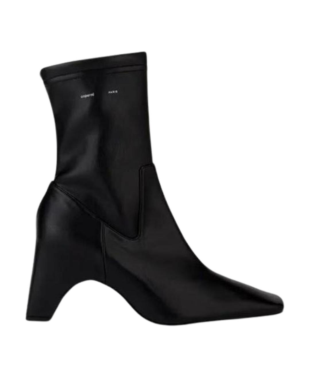 COPERNI Черные кожаные ботильоны, фото 1