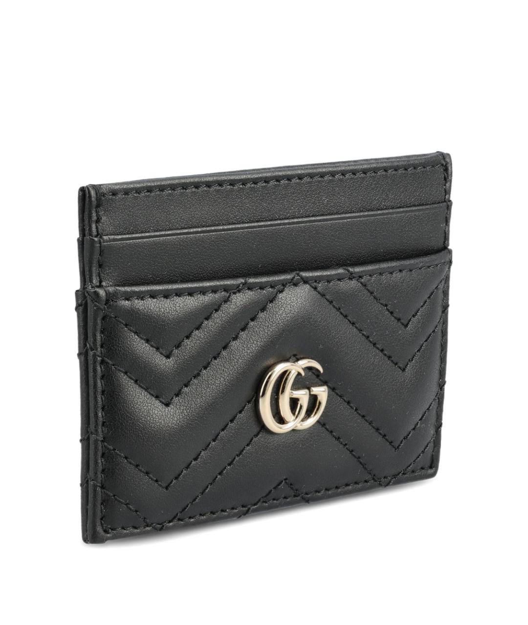 GUCCI Черный кожаный кардхолдер, фото 3