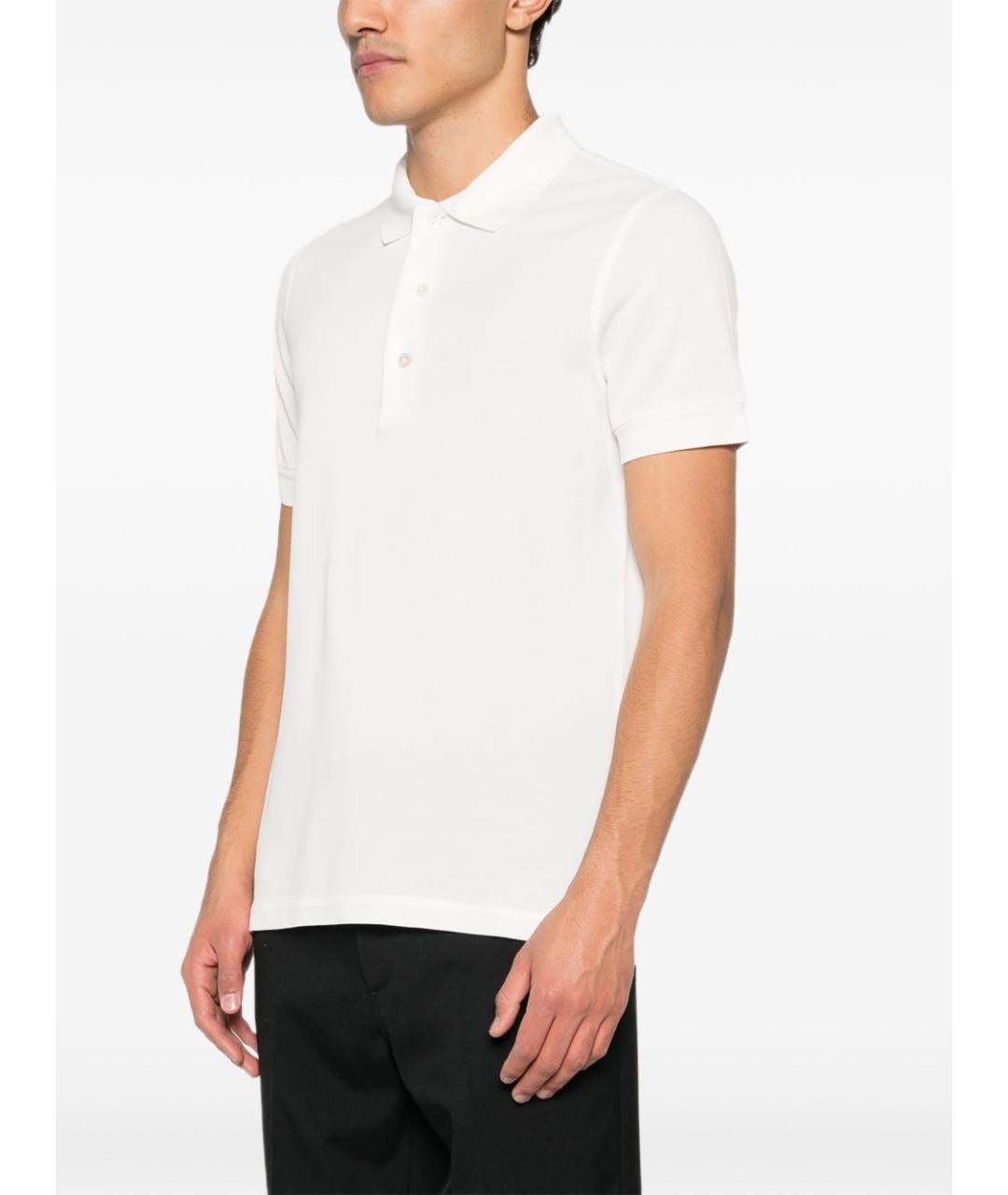 TOM FORD Белая хлопковая футболка, фото 5