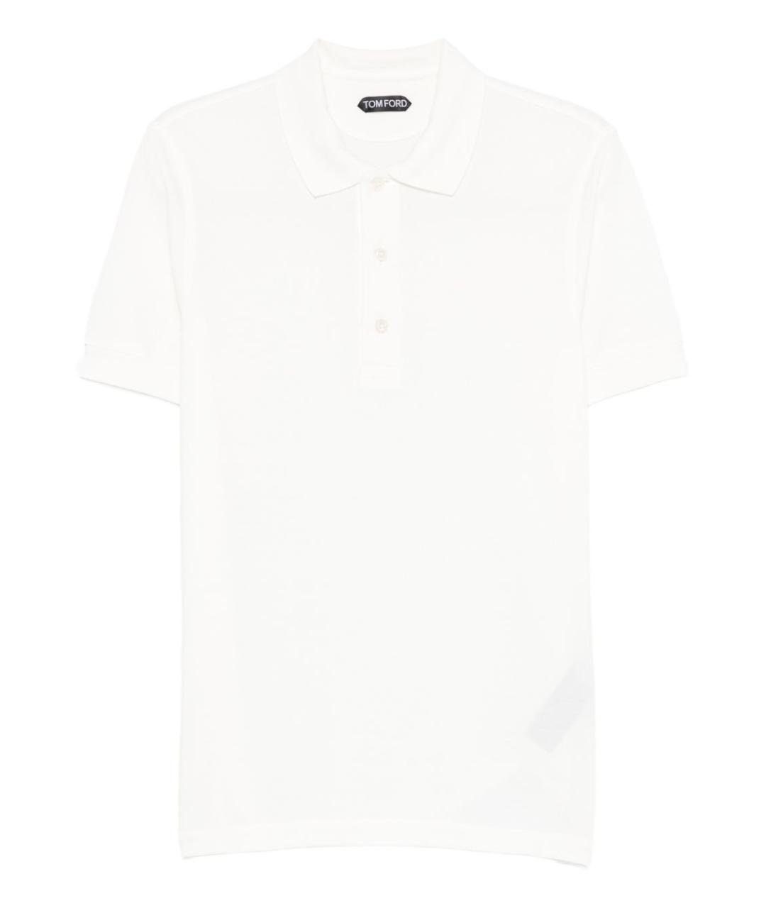 TOM FORD Белая хлопковая футболка, фото 1