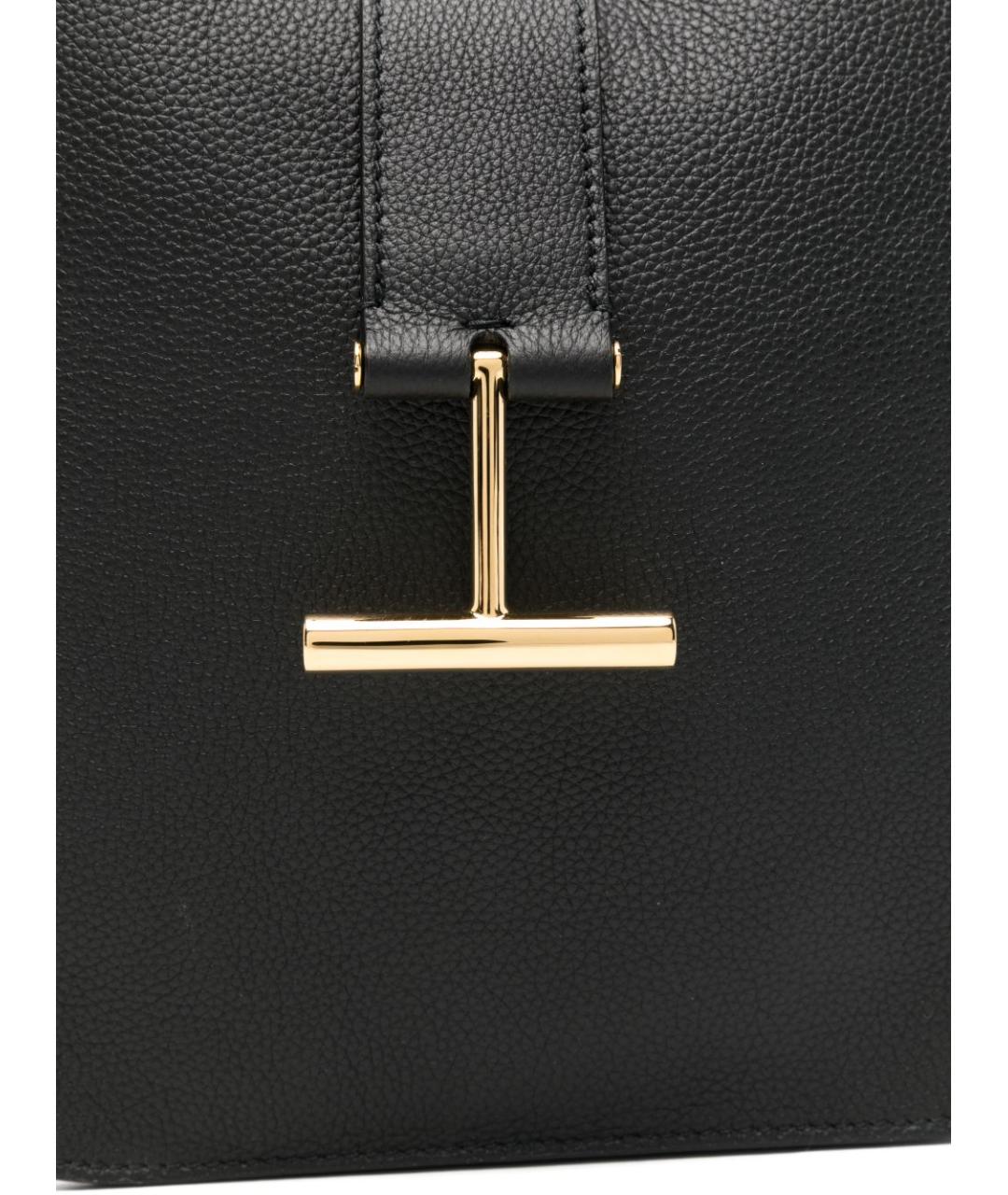 TOM FORD Черная кожаная сумка через плечо, фото 2