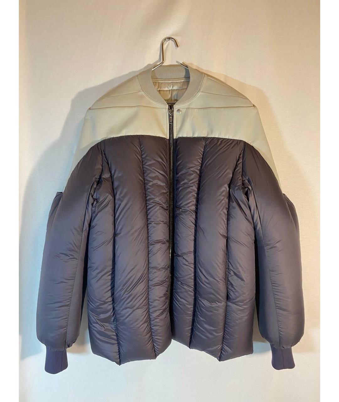 RICK OWENS Черный полиамидовый пуховик, фото 9