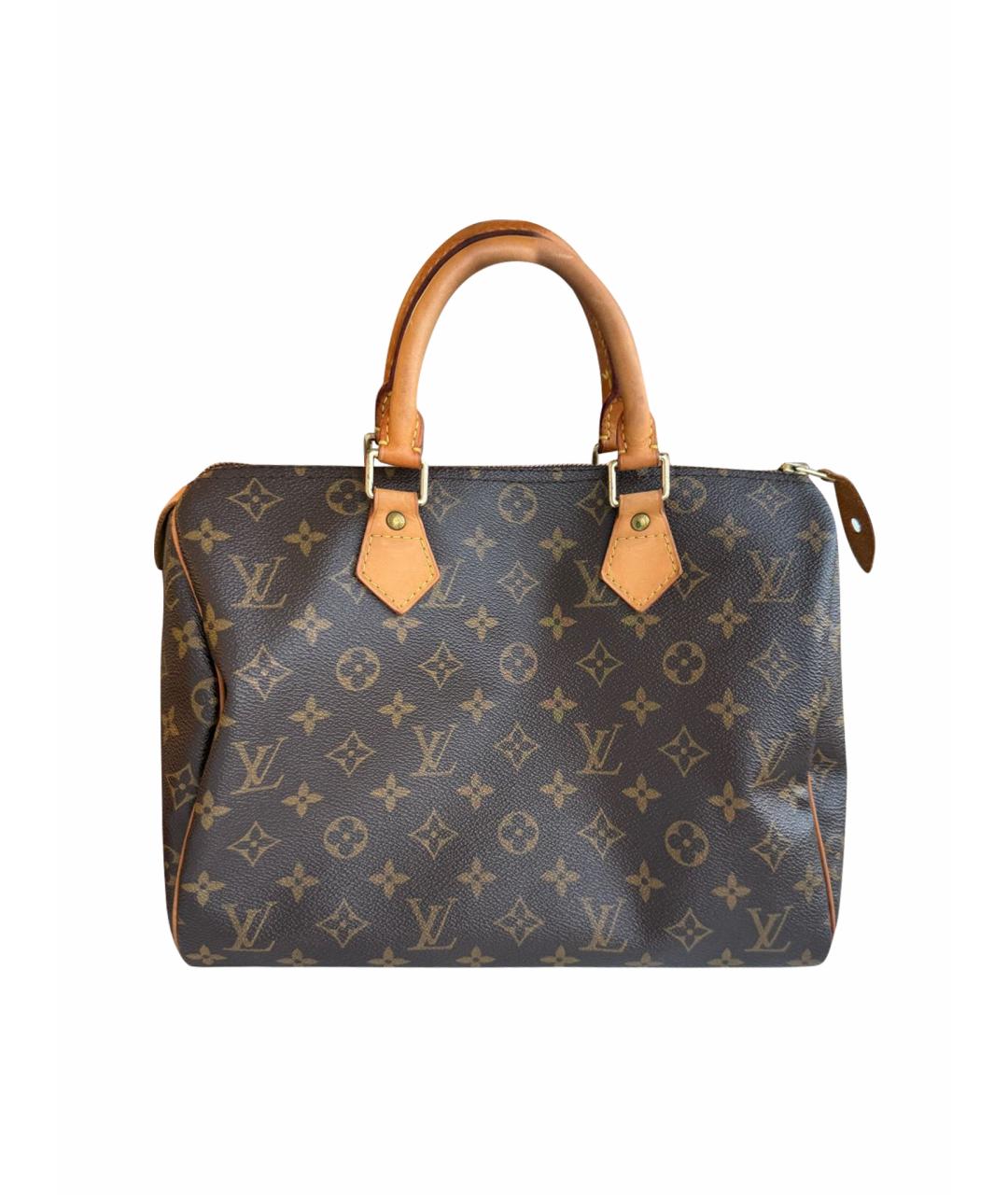 LOUIS VUITTON Коричневая сумка с короткими ручками, фото 1