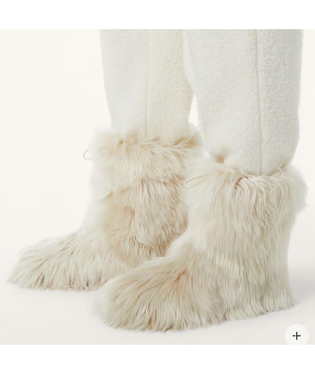 LORO PIANA Бежевые сапоги, фото 5