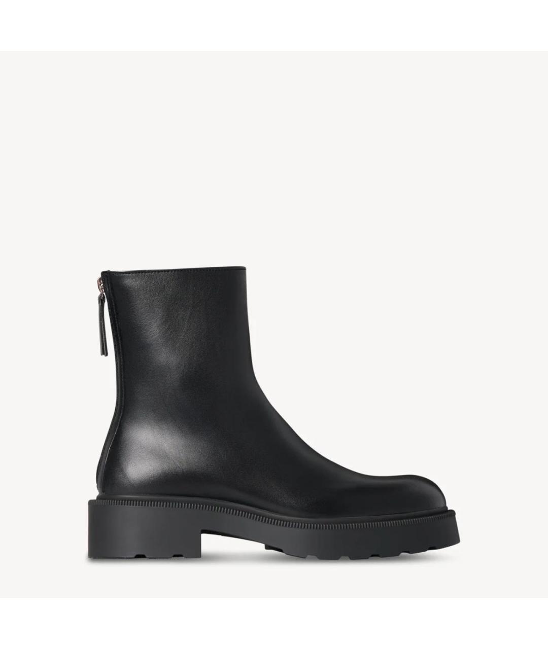 THE ROW Черные кожаные ботинки, фото 4