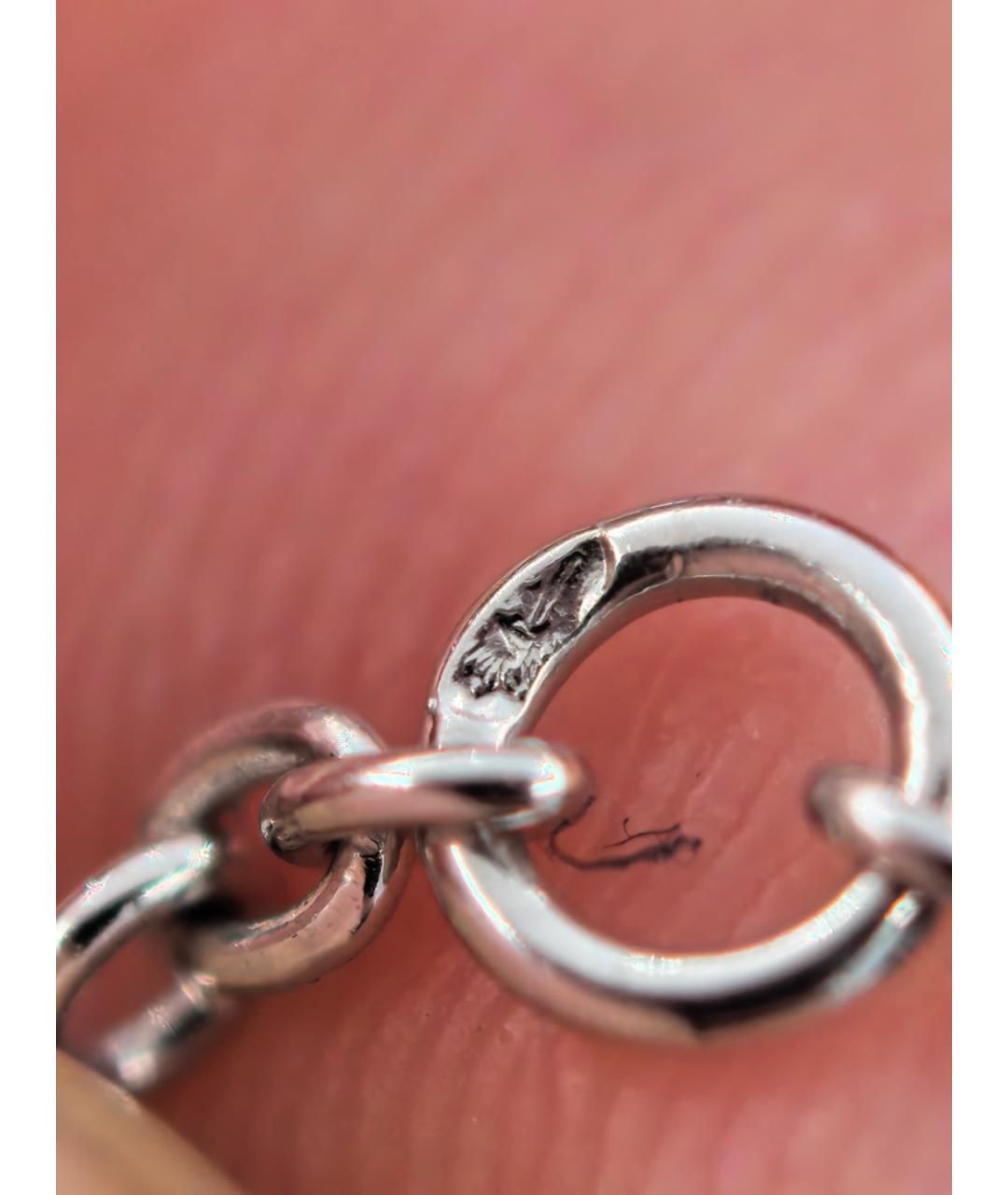 HERMES Серебрянный браслет из белого золота, фото 3