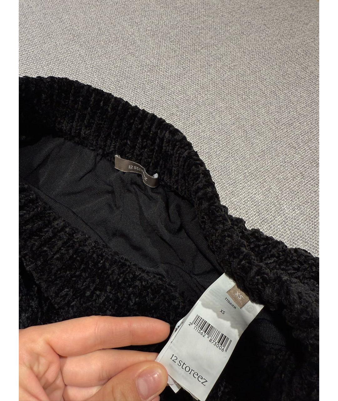 12 STOREEZ Черный полиэстеровый костюм с брюками, фото 5