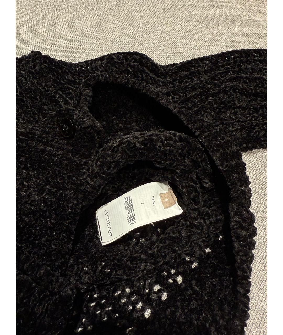 12 STOREEZ Черный полиэстеровый костюм с брюками, фото 4