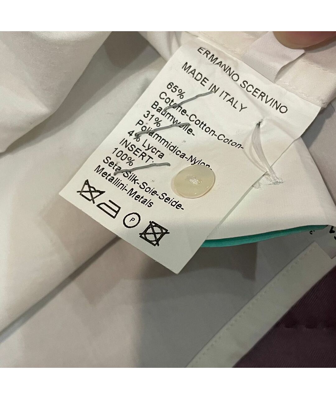 ERMANNO SCERVINO Белая рубашка, фото 5