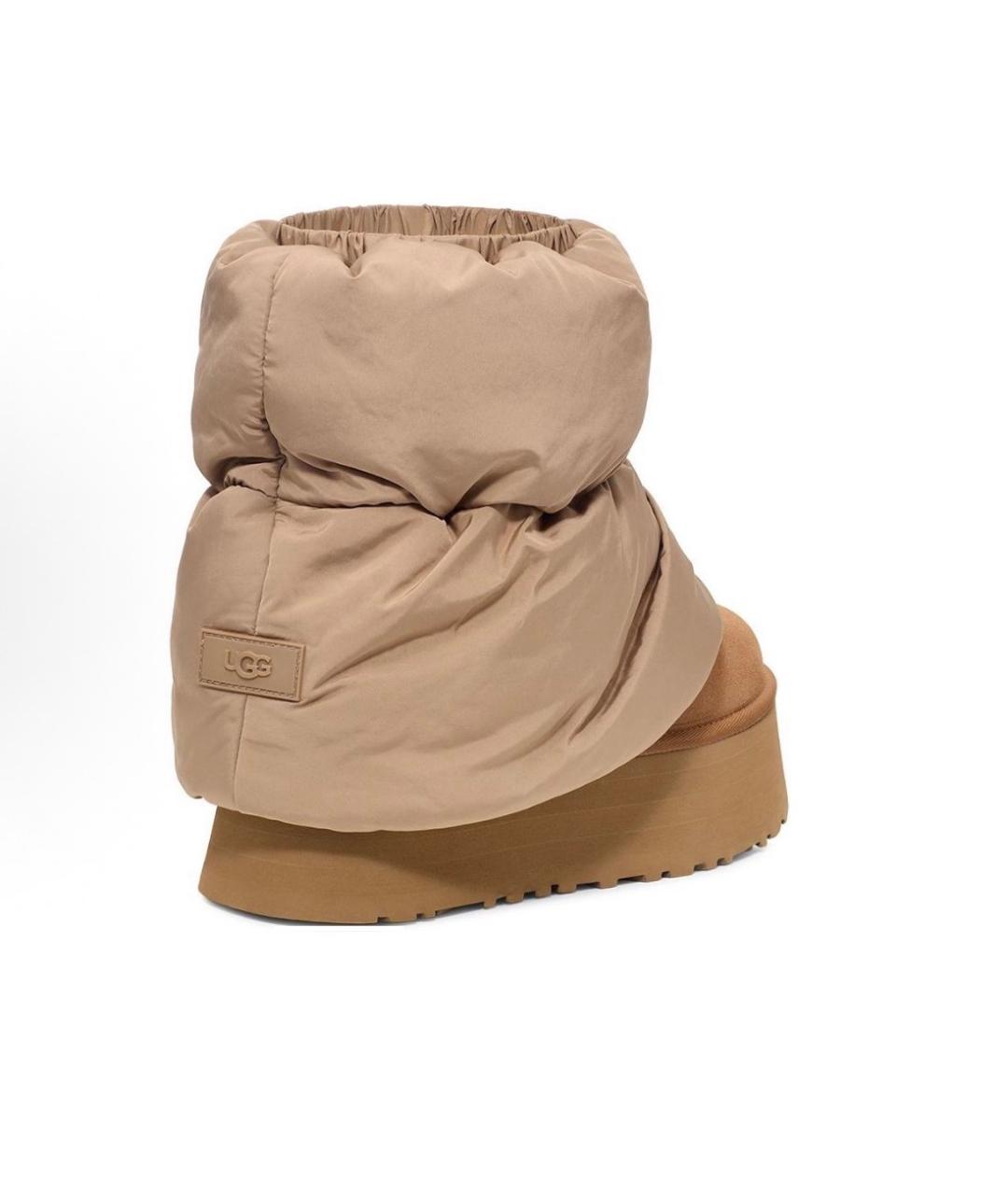 UGG AUSTRALIA Бежевые замшевые ботинки, фото 2