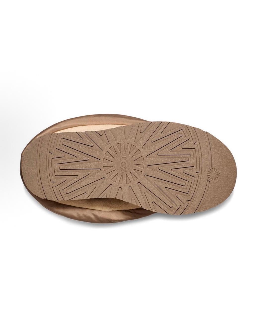 UGG AUSTRALIA Бежевые замшевые ботинки, фото 4