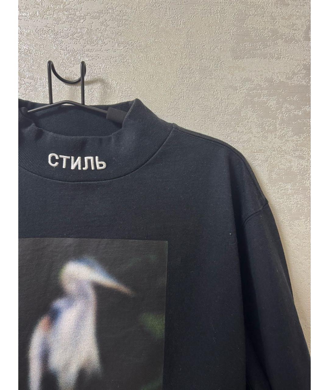 HERON PRESTON Черная футболка, фото 4