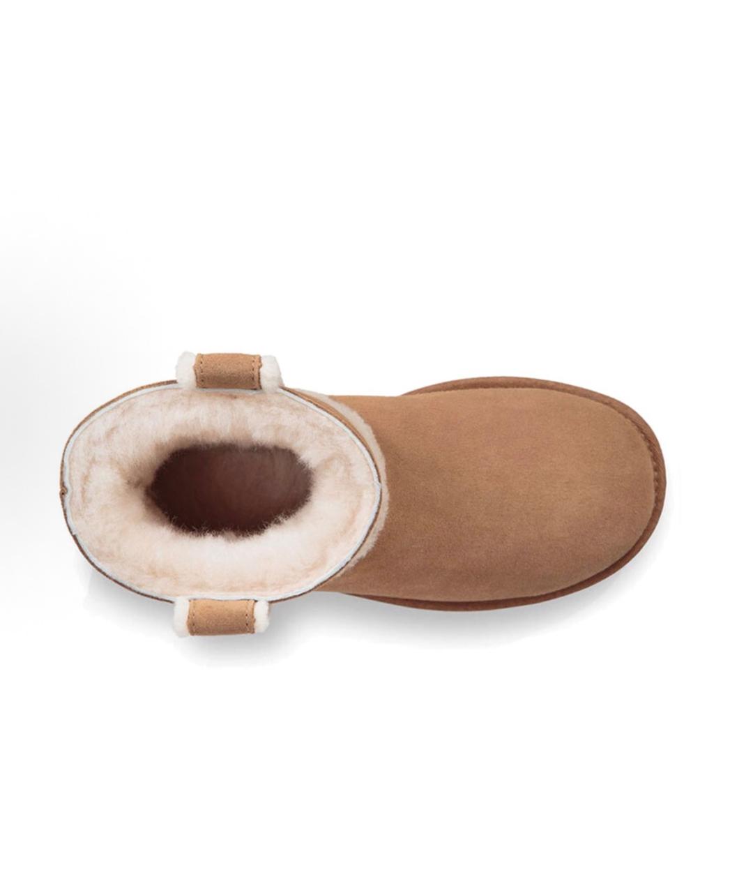 UGG AUSTRALIA Коричневые замшевые ботинки, фото 3