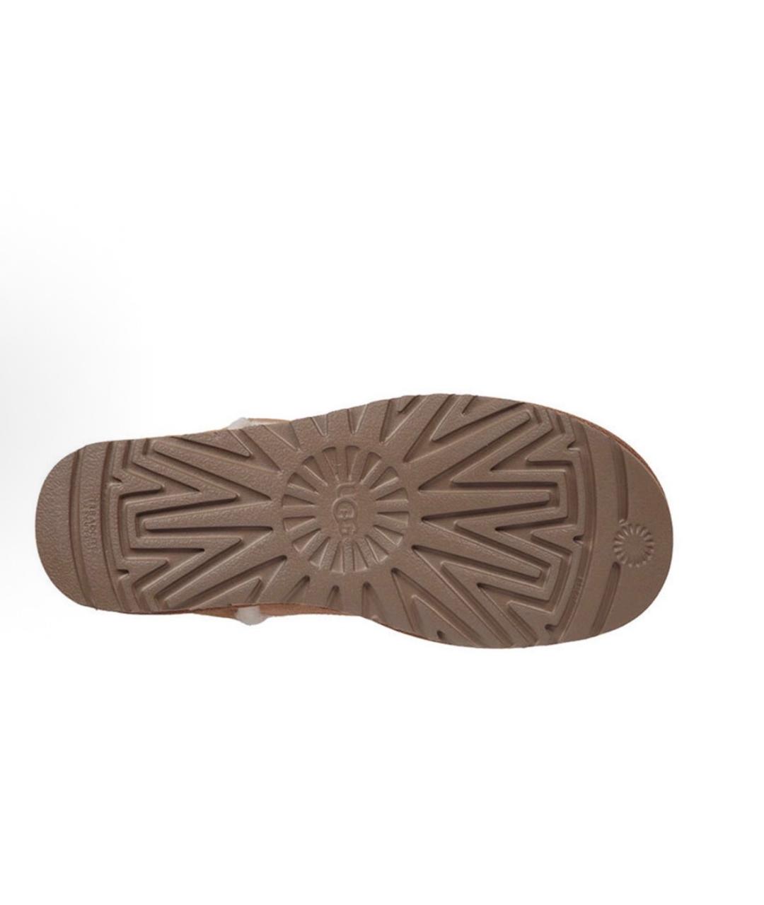 UGG AUSTRALIA Коричневые замшевые ботинки, фото 4