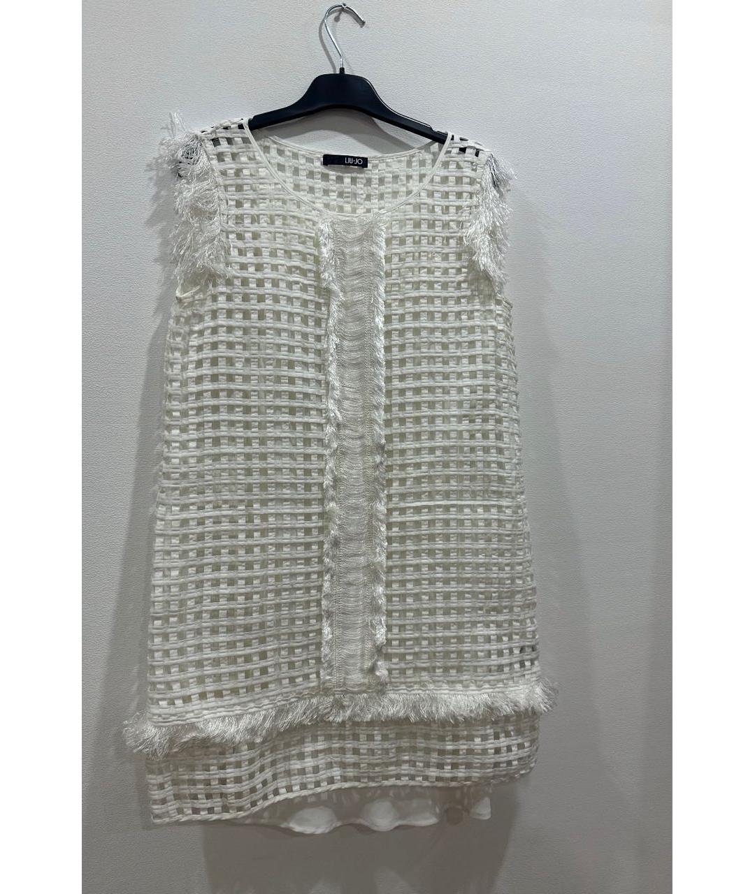 LIU JO Белое коктейльное платье, фото 9