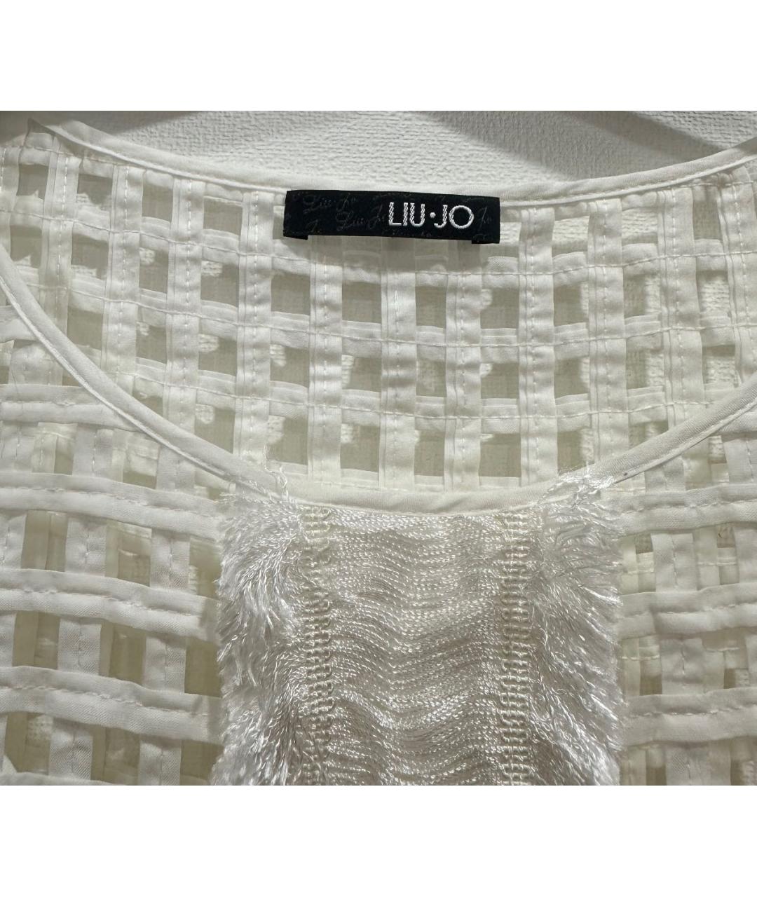 LIU JO Белое коктейльное платье, фото 4