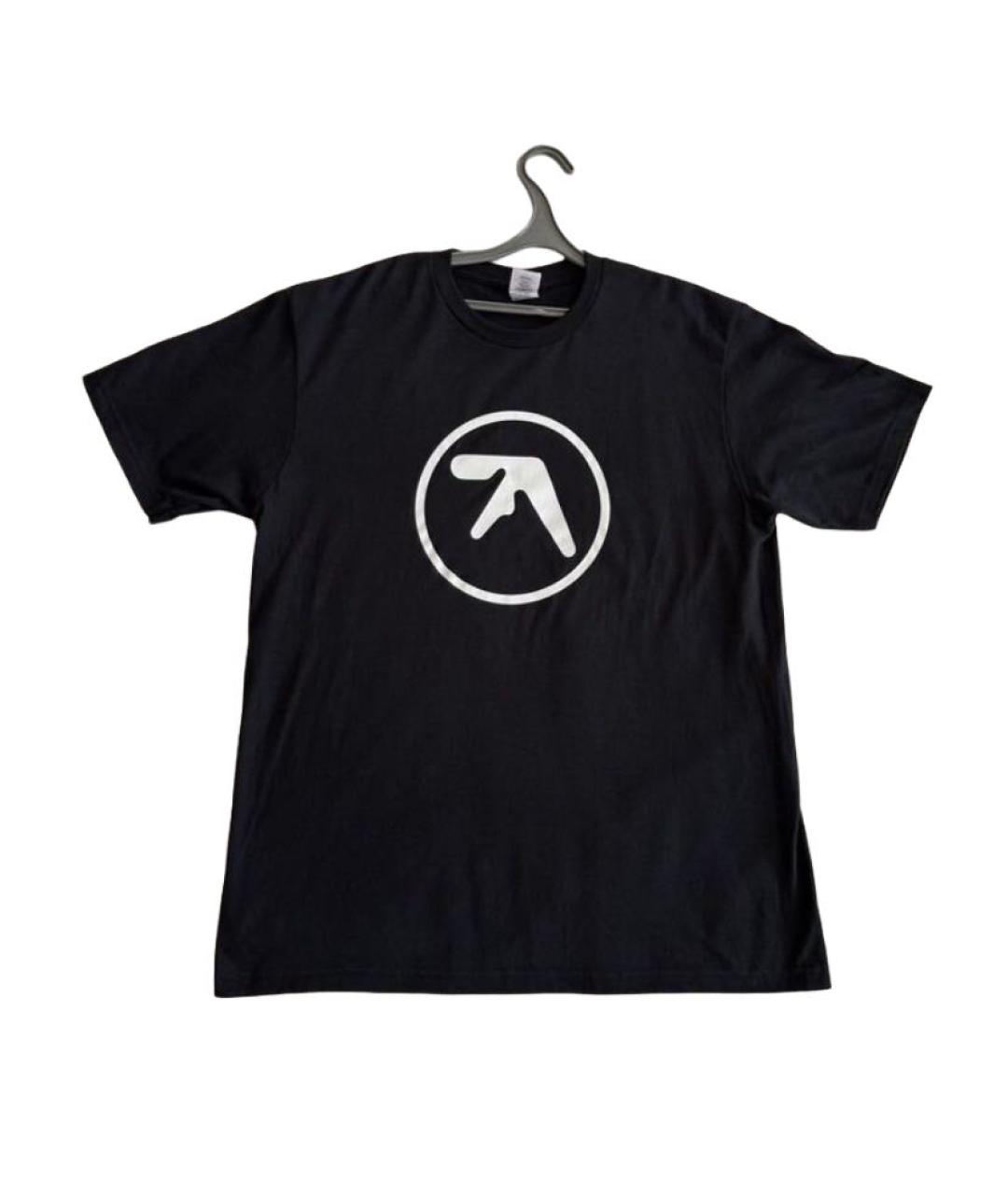 SUPREME Черная хлопковая футболка, фото 2