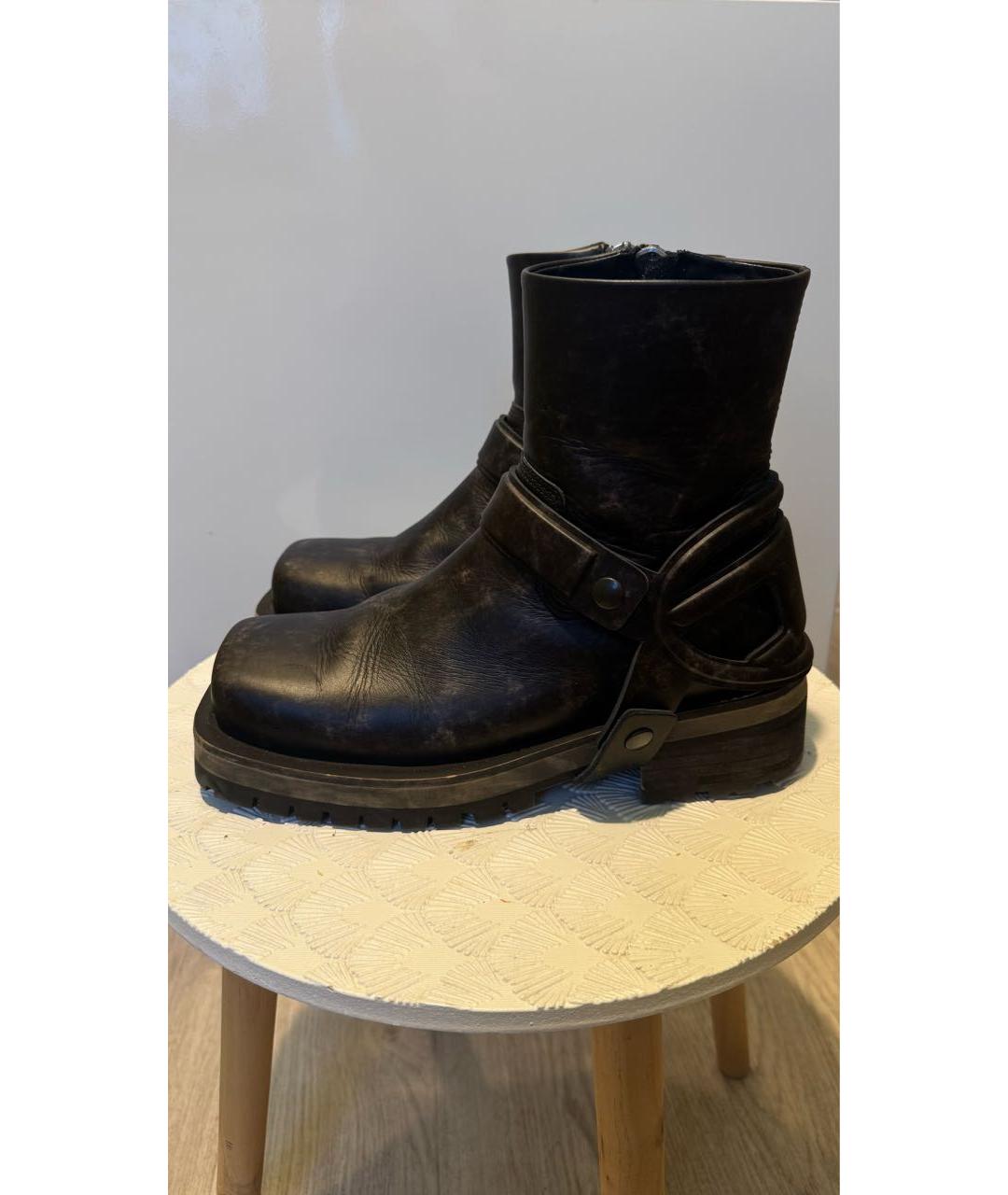 DIESEL Кожаные высокие ботинки, фото 6