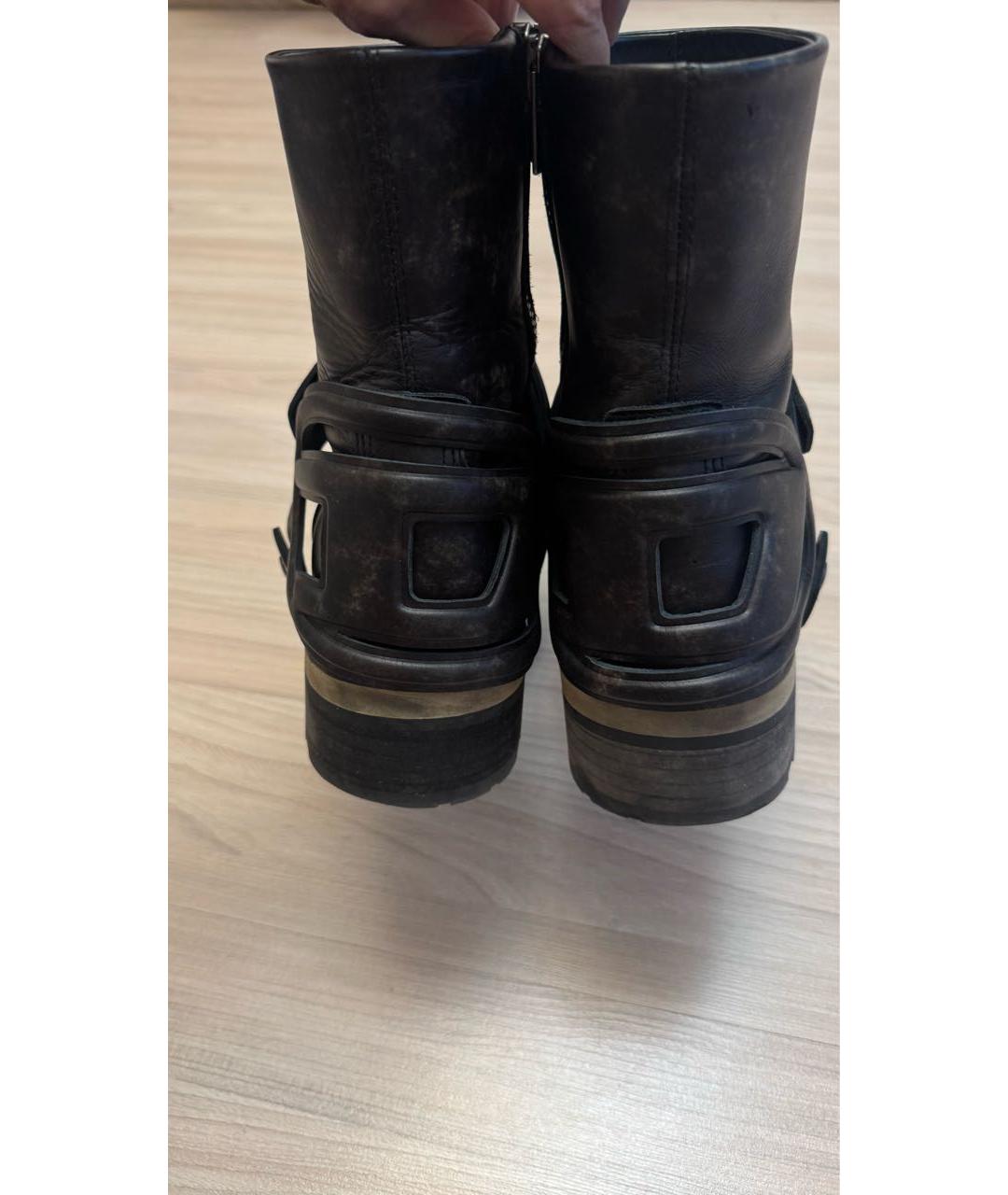 DIESEL Кожаные высокие ботинки, фото 4