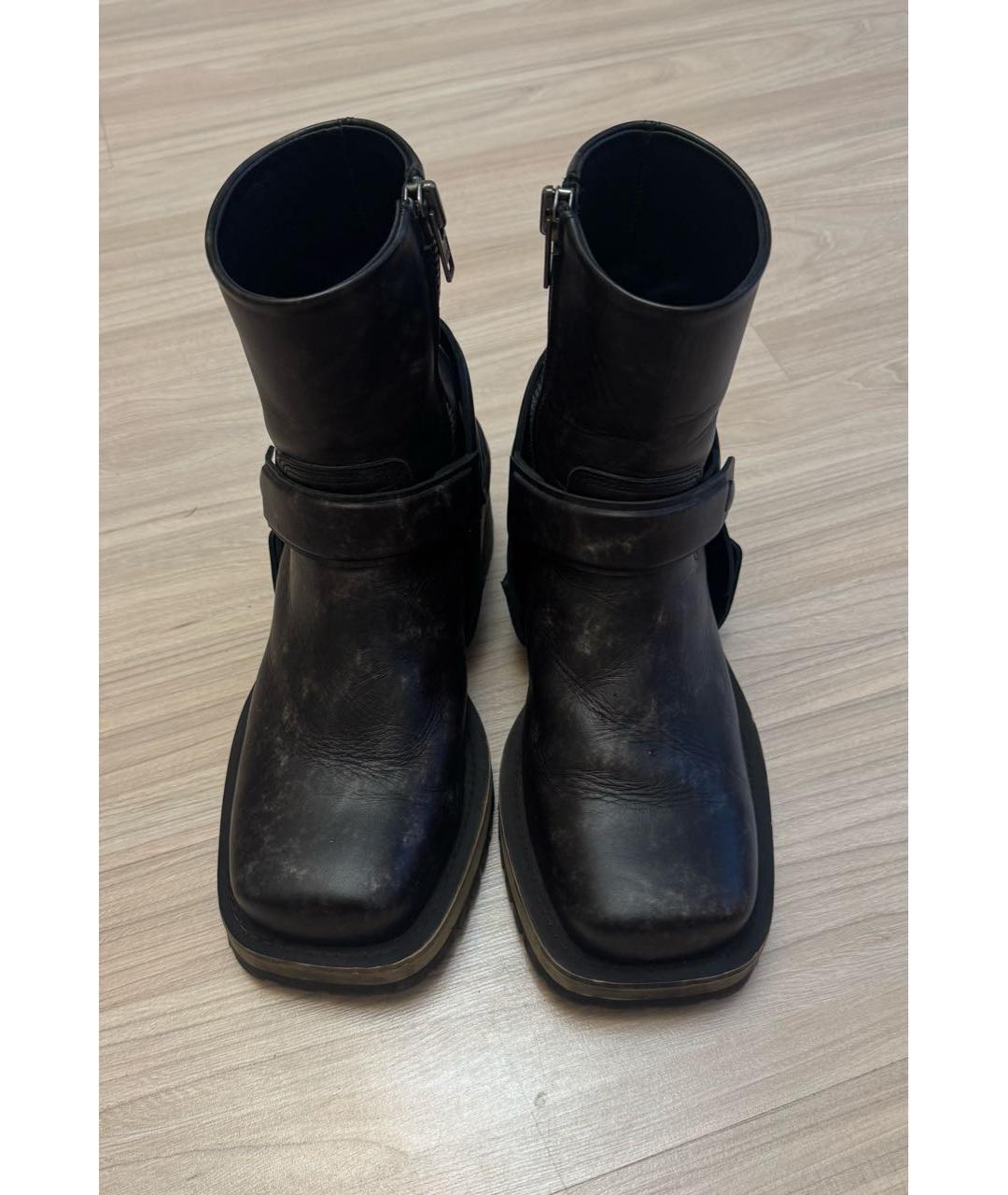 DIESEL Кожаные высокие ботинки, фото 2