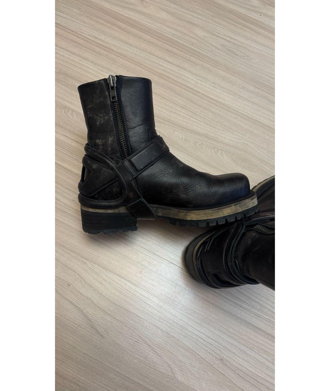 DIESEL Кожаные высокие ботинки, фото 3