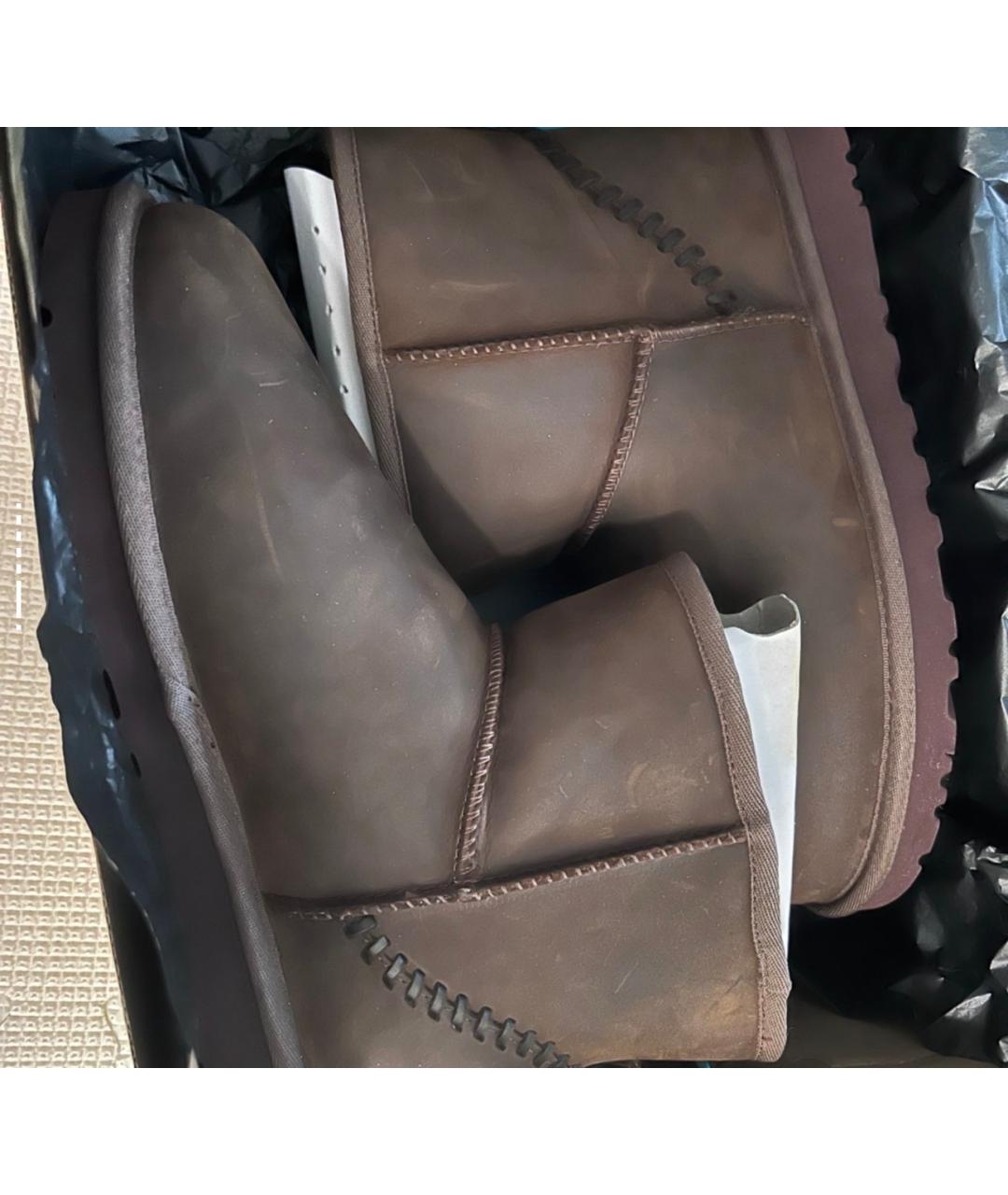 UGG AUSTRALIA Коричневые ботинки, фото 6