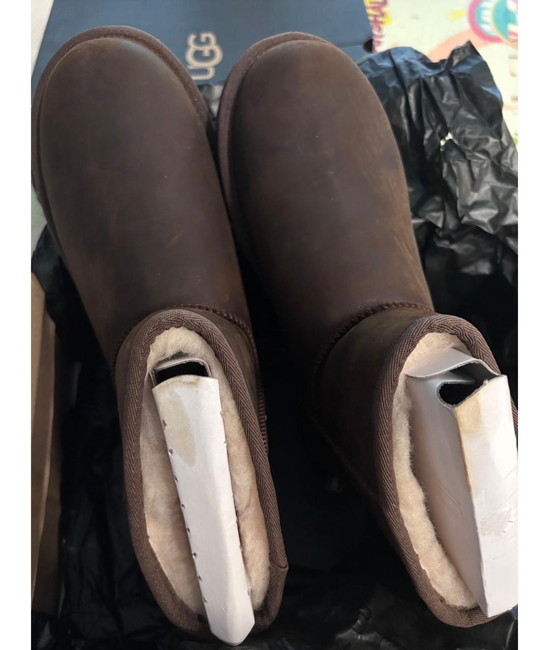 UGG AUSTRALIA Коричневые ботинки, фото 5