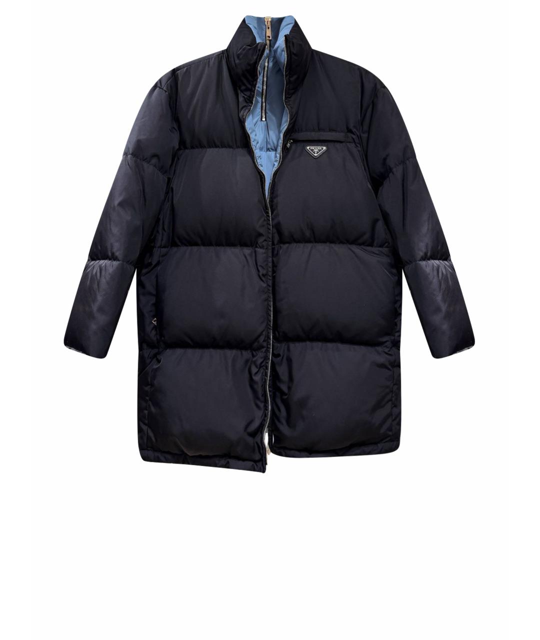 PRADA Черная полиэстеровая куртка, фото 1