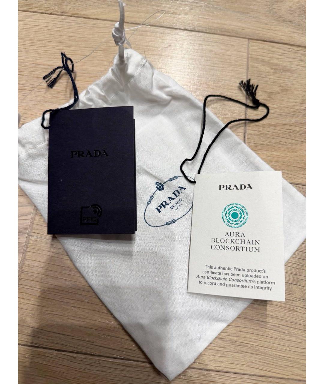 PRADA Черная полиэстеровая куртка, фото 7