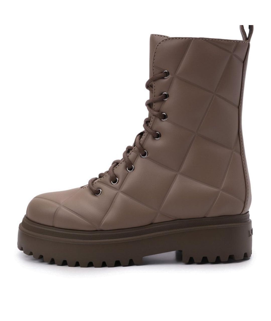 LE SILLA Серые ботинки из искусственной кожи, фото 9