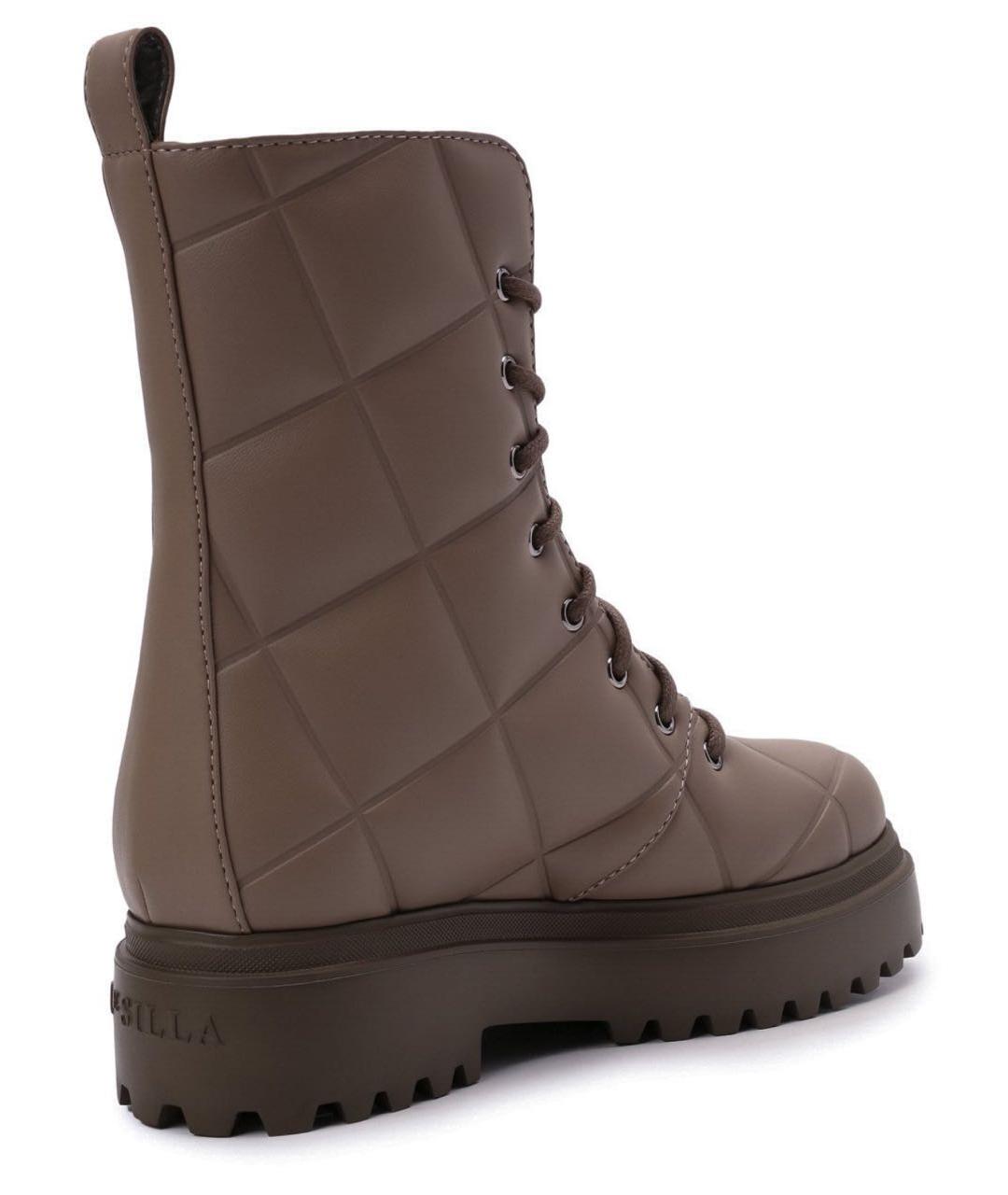 LE SILLA Серые ботинки из искусственной кожи, фото 3